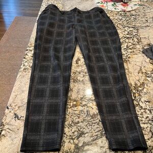 YoungLA Black Plaid Dress Pants